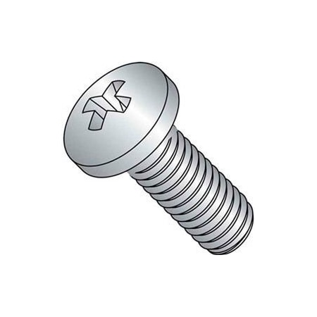 Titan Fasteners 1/4"-20 x 1/2 in Phillips Pan Machine Screw, Zinc Plated Steel, 100 PK DYA04016
